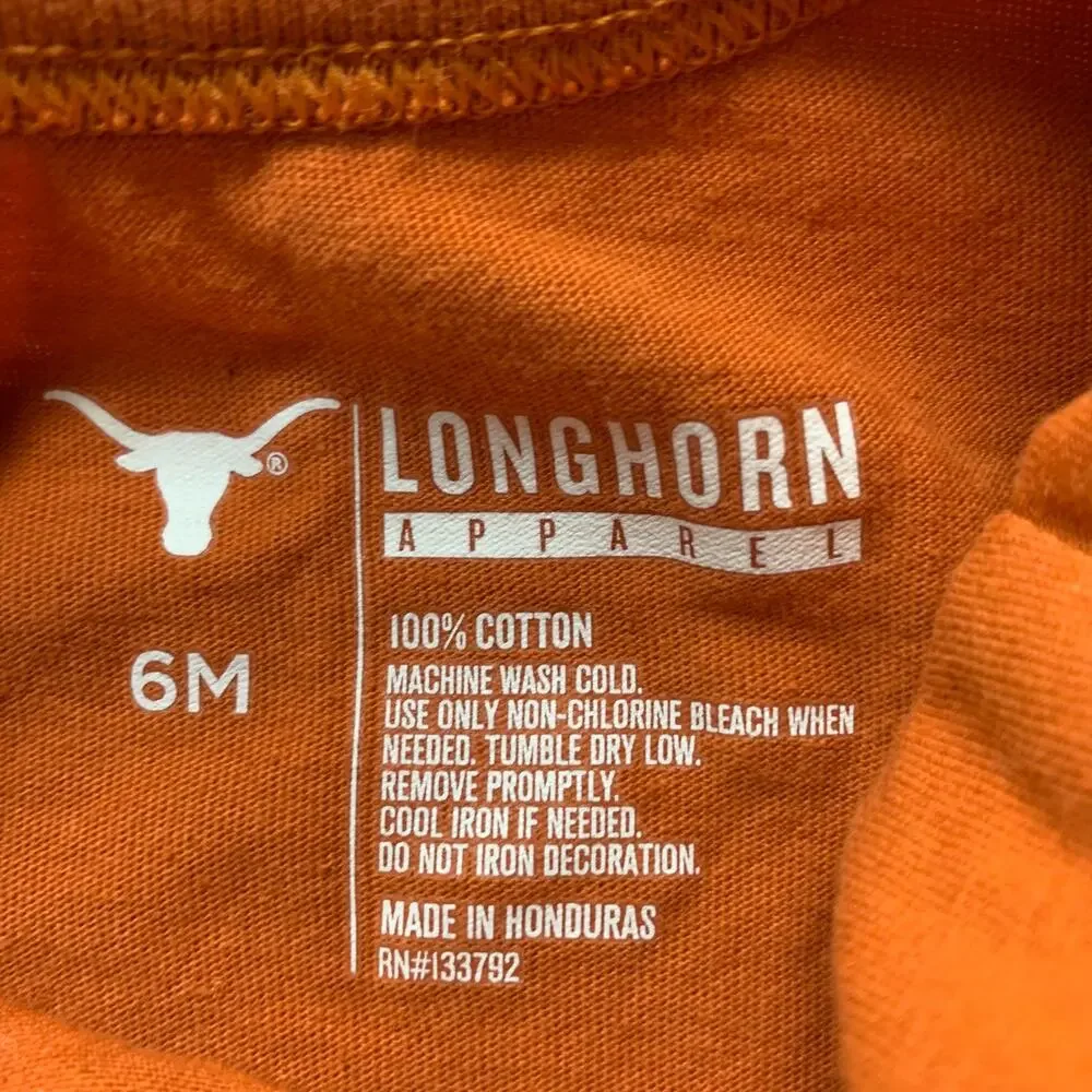 Longhorn Apparel Texas Bodysuit